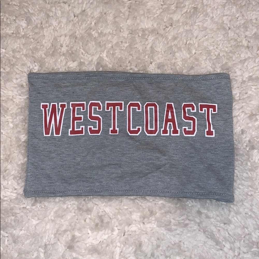 West coast tube top